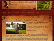 Tablet Screenshot of goldenrodhistoricalsociety.com